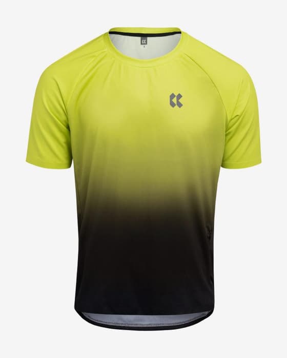 Maillot Kalas Discover Z2 manche courte jaune noir