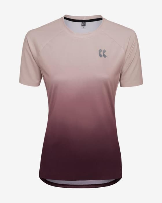 Maillot Kalas Discover Z2 manche courte lilas beige femme