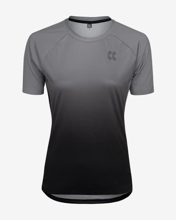 Maillot Kalas Discover Z2 manche courte gris noir femme