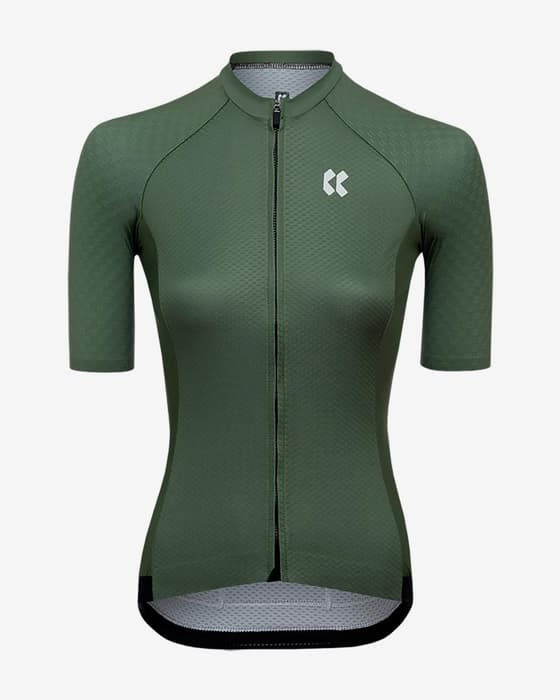 Maillot Kalas Passion Z3 Carbon manche courte vert foncé femme