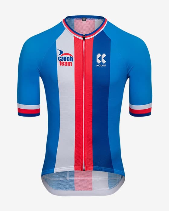 Maillot Kalas Czech Team Z2 manga corta azul
