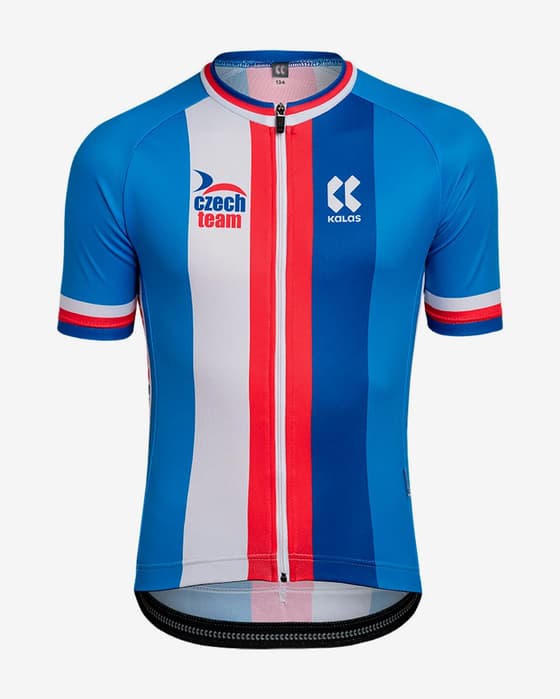 Maillot Kalas Czech Team Z2 manche courte bleu enfant