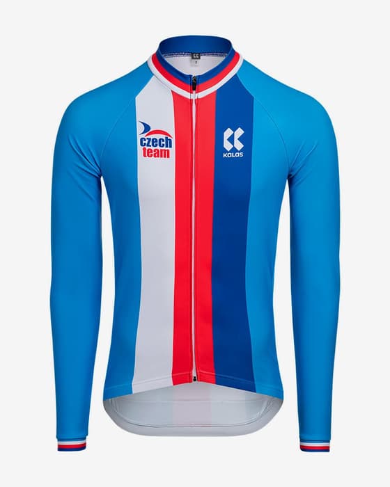 Maillot Kalas Czech Team Z2 manga larga azul