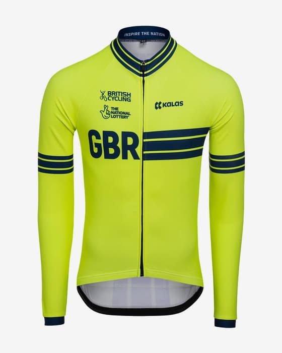 Maillot Kalas GBCT Z2 manga larga amarillo