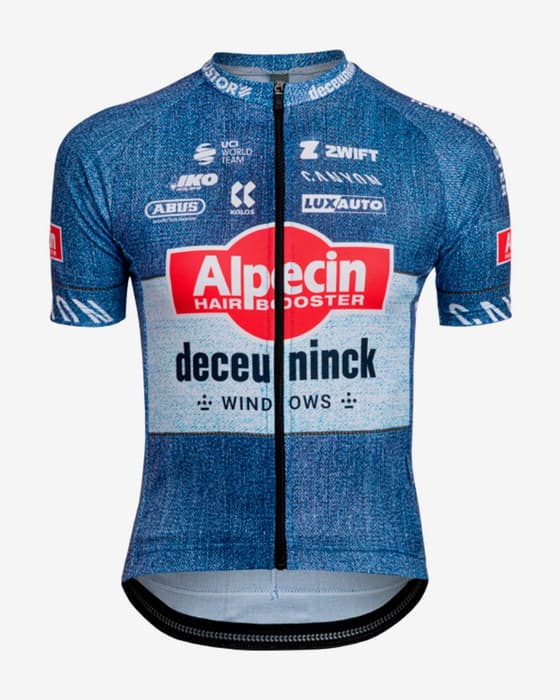 Maillot ALPECIN-DECEUNINCK 2024 bleu enfant