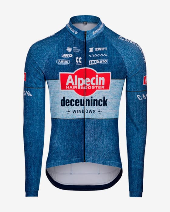 Maillot ALPECIN-DECEUNINCK 2024 manche longue bleu