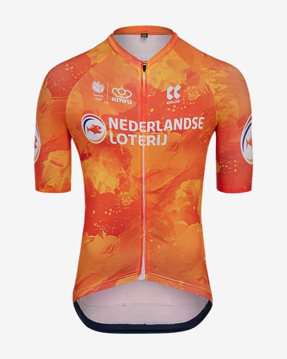 Maillot Kalas Fédération des Pays-Bas manches courtes orange