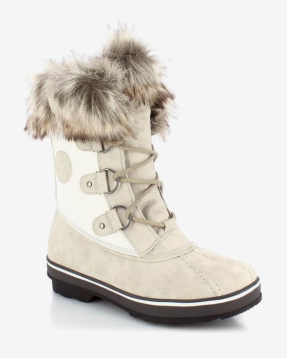 Botas Kimberfeel Camille blanco grisáceo mujer