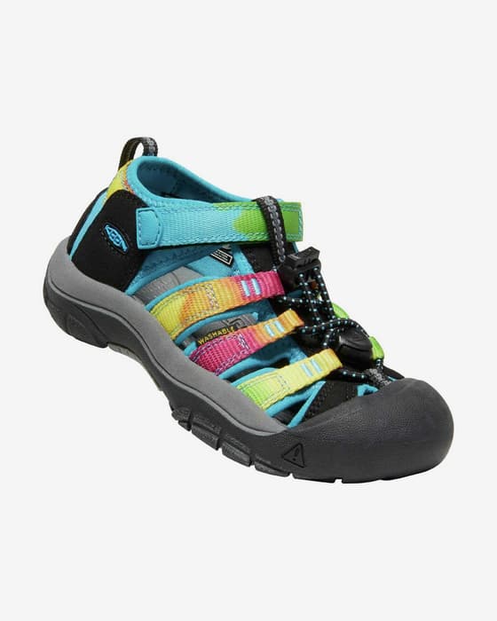 Sandalias Keen Newport H2 azul amarillo gris infantil