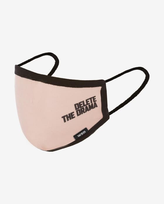 Mascarilla protectora reutilizable ARCh MAX Causa Delete The Drama rosa infantil