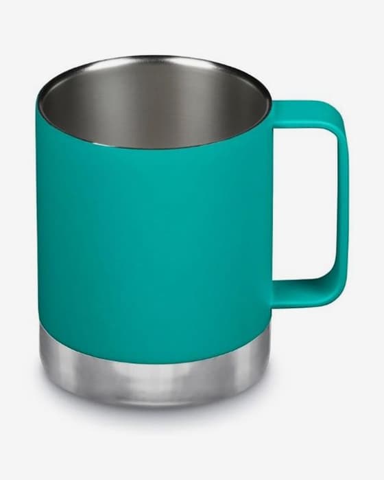 Taza termo Klean Kanteen Camp Mug Tumbler Lid Cap 350 ml turquesa