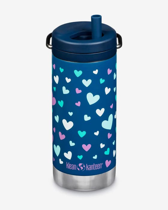 Botella termo Klean Kanteen Insulated TKWide Twist Cap 2.0 355 ml azul lila