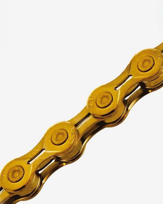 Cadena KMC X10EL Gold 114 eslabones 10 velocidades