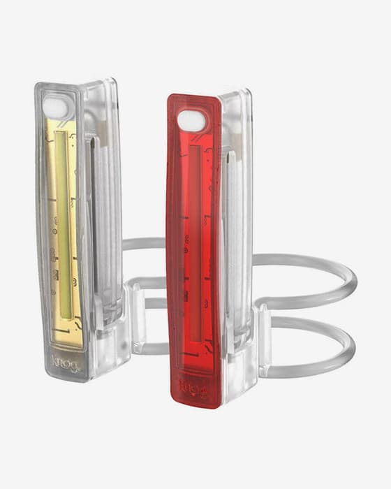 Juego de luces Knog Plus transparente