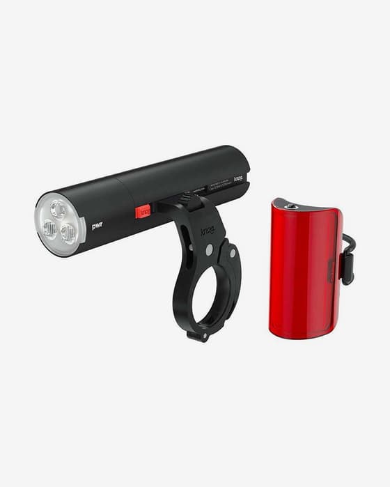 Set de luces Knog PWR Road 700 lúmenes + Mid Cobber