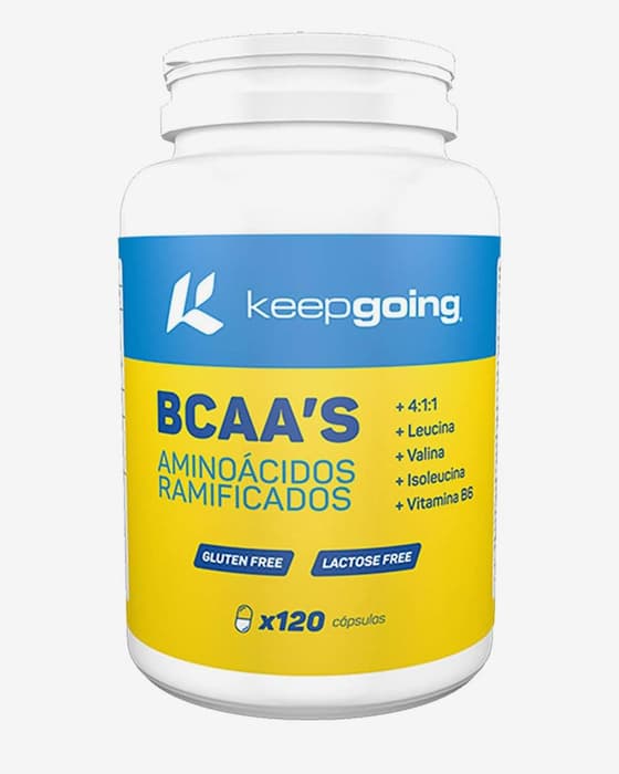 Cápsulas Keepgoing Aminoácidos Ramificados BCAA (120 unidades)