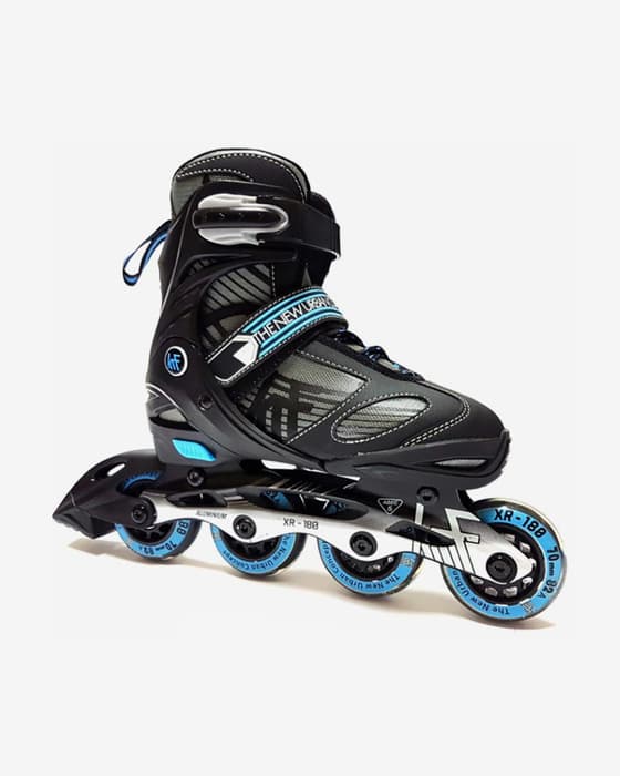 Patines ajustables KRF XR-180 negro azul
