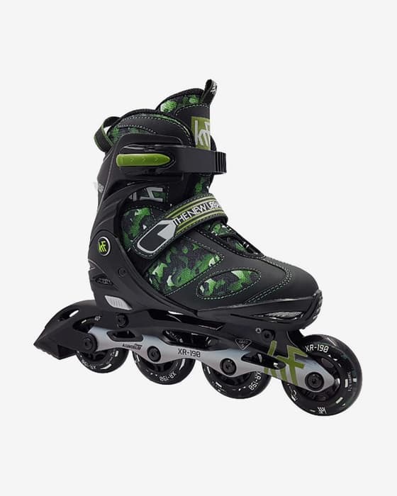 KRF XR-190 camouflage groene verstelbare schaatsen