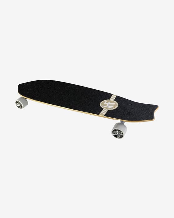 Skateboard KRF Surfer Capitol noir marron blanc