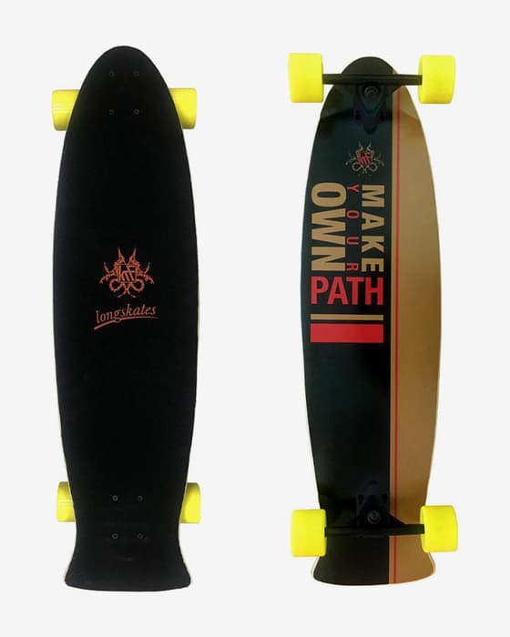 Longboard KRF Path Way jaune noir