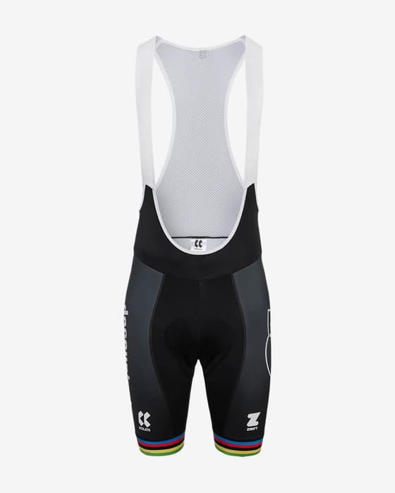 Culote Alpecin-Deceuninck 2024 World Champion negro blanco