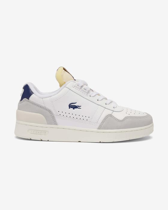Zapatillas Lacoste T-Clip 223 blanco puro gris mujer
