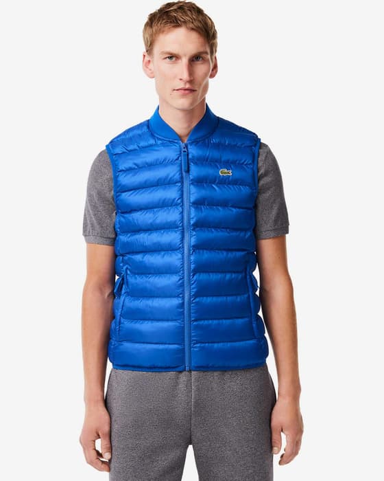 Chaleco Lacoste Blouson Classic Logo azul