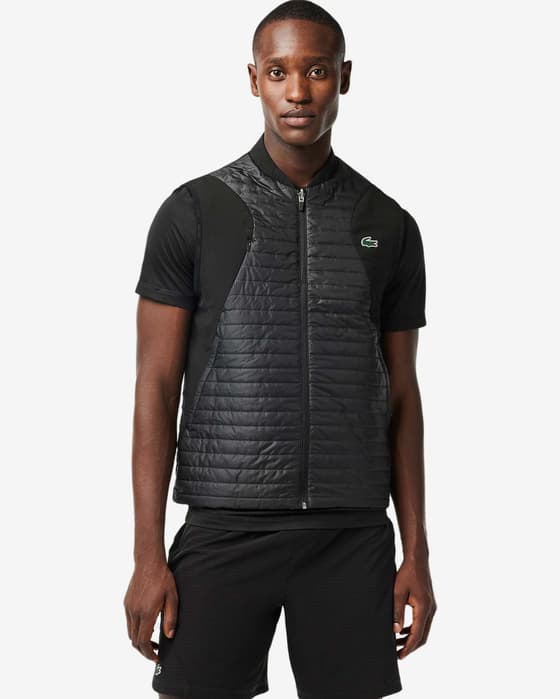 Chaleco Lacoste Blouson Classic negro rojo