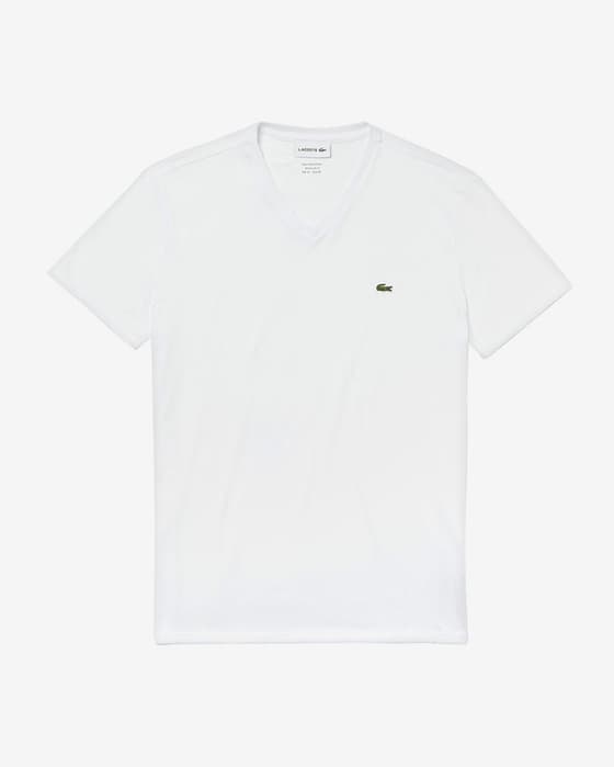 Camiseta Lacoste Regular Fit manga corta blanco
