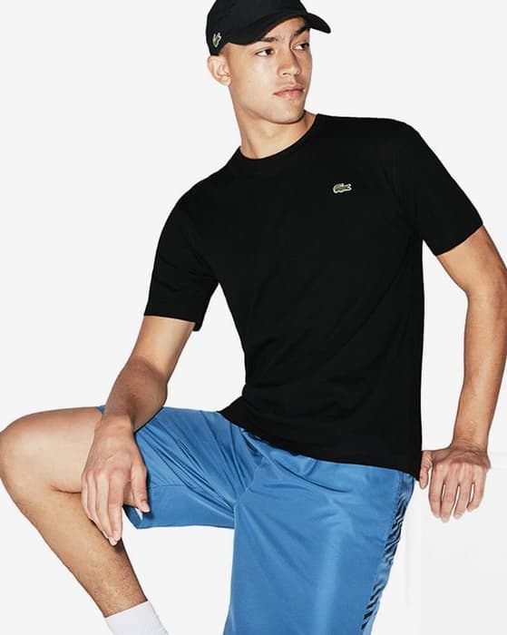 Camiseta Lacoste Sport manga corta negro