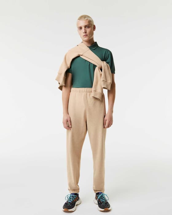 Pantalón largo Lacoste Cavaliere marrón claro