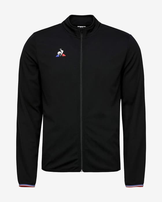 Sudadera Le Coq Sportif Training Sweat Nº1 Full Zip negro