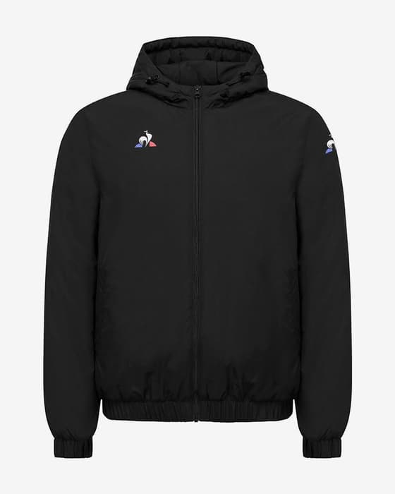 Sudadera con capucha Le Coq Sportif Bomber Training Nº1 Full Zip negro