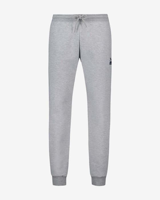 Pantalón largo Le Coq Sportif Essentiels Regular Nº4 gris claro