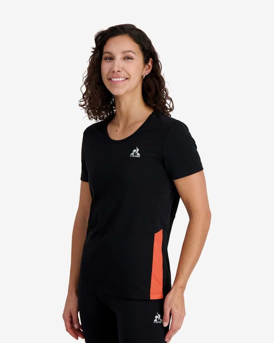 Le Coq Sportif Training Damen T-Shirt schwarz