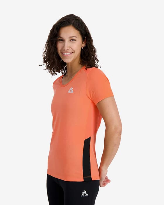 Le Coq Sportif Training Damen T-Shirt orange