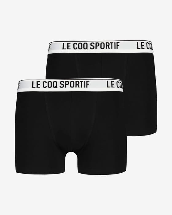 Bóxer Le Coq Sportif Essential negro blanco (2 unidades)