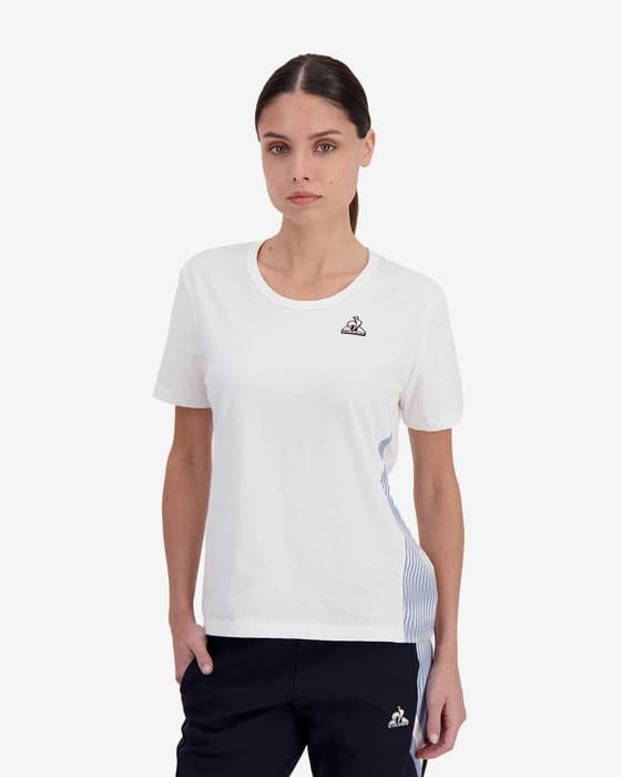 Le Coq Sportif Heritage N2 Damen T-Shirt schneeweiß