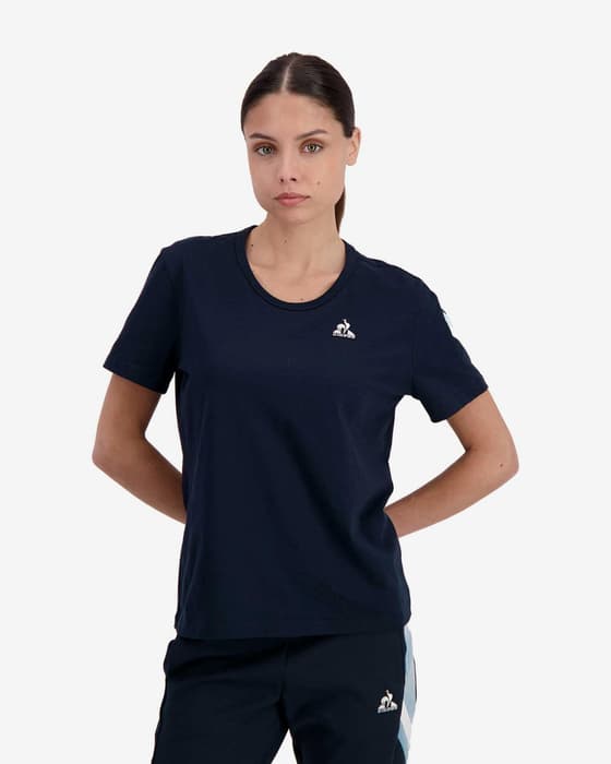 Le Coq Sportif Heritage N1 Damen T-Shirt marineblau