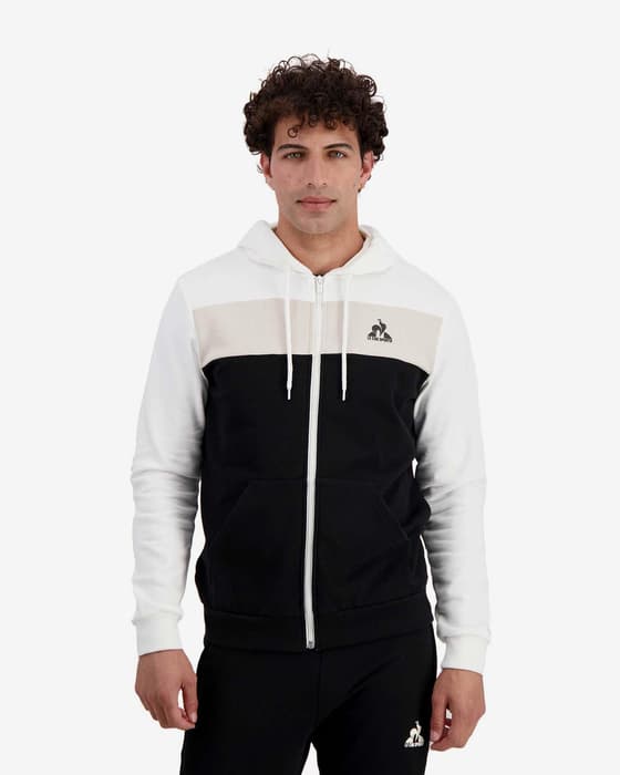 Sudadera con capucha Le Coq Sportif Contemporain N°1 negro beige