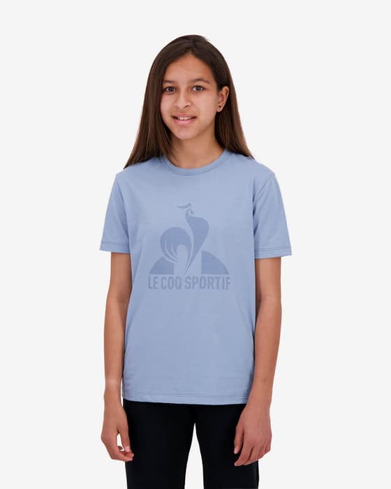 Le Coq Sportif Bat n3 Short Sleeve T-shirt light blue Kids