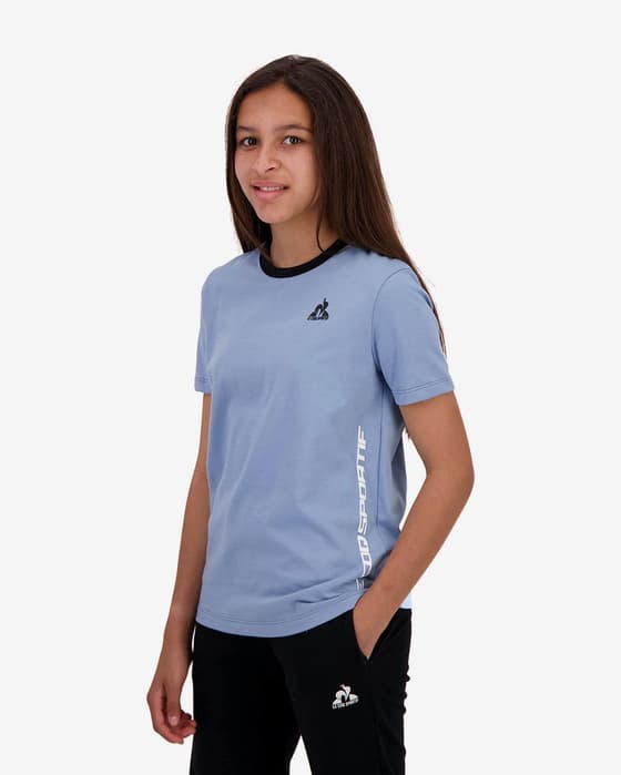 Le Coq Sportif Graphique N2 Short Sleeve T-shirt blue Kids