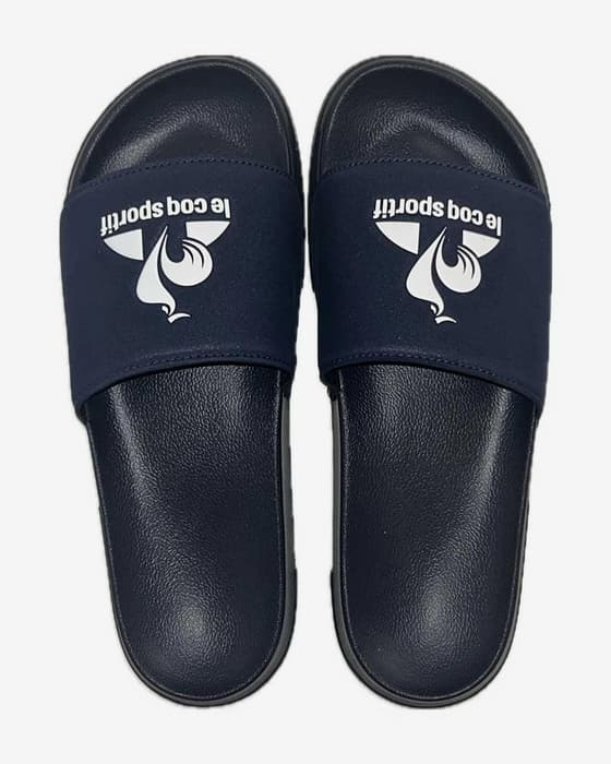 Chanclas Le Coq Sportif Slide Logo azul marino
