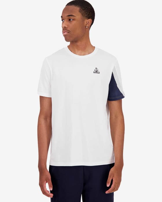 Le Coq Sportif Heritage N1 T-Shirt schneeweiß