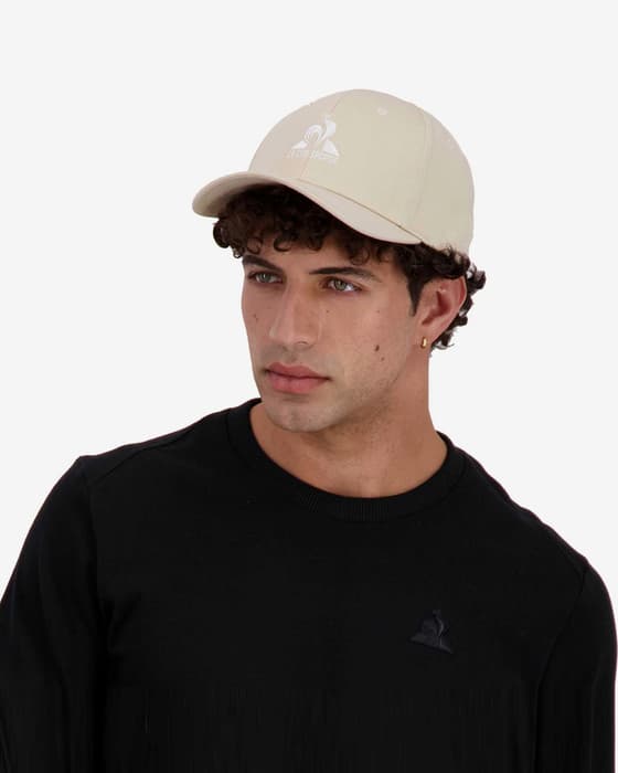 Gorra Le Coq Sportif Essential N.2 beige blanco