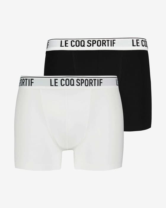 Bóxer Le Coq Sportif Essential blanco negro (2 unidades)