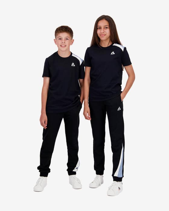 Le Coq Sportif Graphique N3 Short Sleeve T-Shirt Pure Black Kids