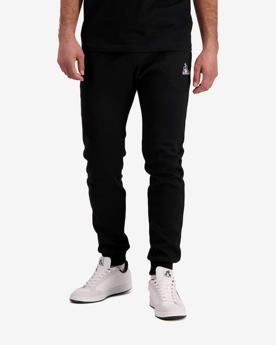 Pantalón largo Le Coq Sportif Essentiels Slim N1 negro