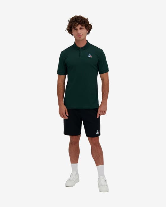 Polo Le Coq Sportif Essentiels Nº1 manga corta verde