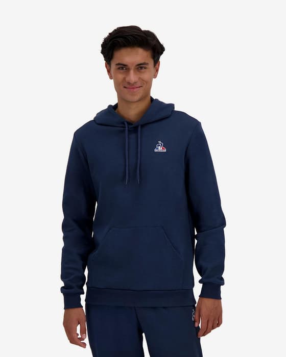 Sudadera con capucha Le Coq Sportif Essentiels Nº1 azul
